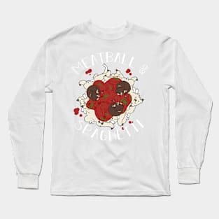 Meatball & Spaghetti Long Sleeve T-Shirt